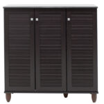 Shoe cabinet SANTΟ 16 pairs wenge 89.5x34.5x91.5cm - Слика 5