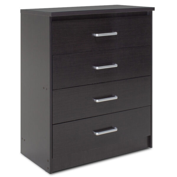 Chest of 4 drawers Olympus  in wenge colour 80x40x95