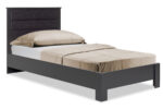 Bed Olympus in wenge colour 100x200