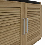 Shoe cabinet stool Crispy 9 pairs sonoma 94x34.5x60cm - Слика 6