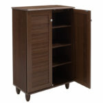 Shoe cabinet SANTΟ 10 pairs walnut 60x34.5x91.5cm - Слика 4