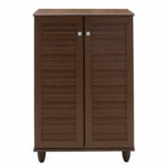 Shoe cabinet SANTΟ 10 pairs walnut 60x34.5x91.5cm - Слика 5