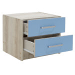 Children's nightstand Looney castillo-blue 47,5x40,5x40,5 - Слика 3