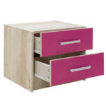 Children's nightstand Looney castillo-pink 47,5x40,5x40,5 - Image 3