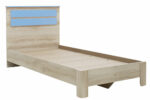 Bed Looney in castillo-blue color 100x200cm - Image 3