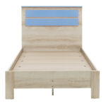 Bed Looney in castillo-blue color 100x200cm - Image 4