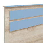 Bed Looney in castillo-blue color 100x200cm - Image 5