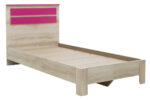 Bed Looney in castillo-pink color 100x200cm - Слика 3