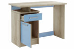Children's work desk Looney castillo-blue 100x55x75cm - Слика 3