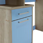Children's work desk Looney castillo-blue 100x55x75cm - Слика 5