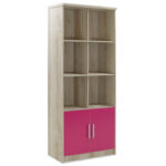Children's bookcase Looney castillo-pink 80.5x36.5x183.5