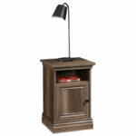 Nightstand Mozart in walnut colour 40x40x61cm