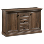 Buffet Mozart in walnut color 121x40x76,5cm