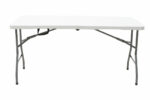 Folding catering table-suitcase Rodeo white granite 183x76x74 - Слика 5