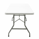 Folding catering table-suitcase Rodeo white granite 183x76x74 - Слика 6