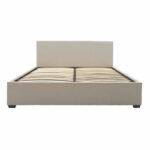 Double bed Norse with storage in ivory fabric 160x200cm - Слика 3