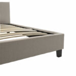 Βed Mago in ivory fabric 100x200cm - Image 3