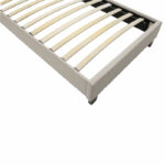 Βed Mago in ivory fabric 100x200cm - Image 4