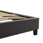 Bed Mago in dark grey fabric 100x200cm - Слика 5