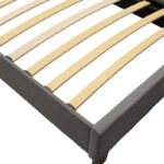 Bed Mago in dark grey fabric 100x200cm - Слика 6