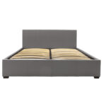 Double bed Norse PU with storage space in grey matte 160x200cm - Слика 3