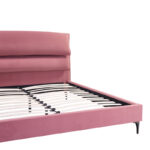 Double bed Aryna velvet in rotten apple color 160x200cm - Image 6