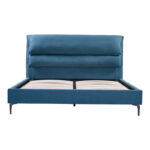 Double bed Aryna fabric in petrol color 160x200cm - Слика 3