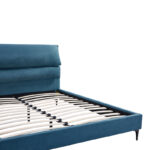 Double bed Aryna fabric in petrol color 160x200cm - Слика 6