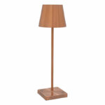 Brave LED touch table lamp rechargeable rose gold D10x35cm - Слика 2