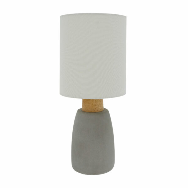Table lamp Insight E27 grey D22.8x50.8cm