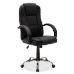 Manager office chair Cara with pu black colour