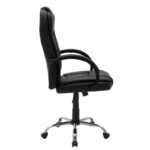 Manager office chair Cara with pu black colour - Слика 3