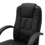 Manager office chair Cara with pu black colour - Слика 5