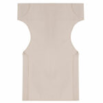 Professional perforated fabric akoworld 2x1 density in white-beige color