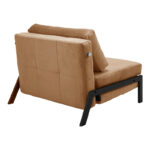 Armchair-bed Fancy velvet in rotten apple shade and black metal leg 95x98x70cm - Слика 2