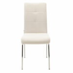 Chair Ariadne PU white-chrome leg - Image 4