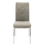 Chair Ariadne PU grey-chrome leg - Image 3