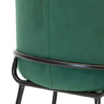 Chair Nalu velvet dark green-black golden leg - Image 6