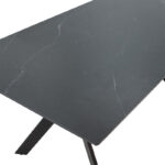 Olivet table sintered stone black marble-black 180x90 x75cm - Слика 3