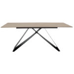Kitcen table Sabrina sintered stone sonoma-black 180x90 x75cm - Слика 3