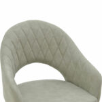 Armchair Macie fabric antique grey-black 58x50x85cm - Слика 5