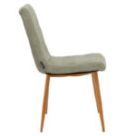 Chair Nola pu gray antique-natural leg - Image 3
