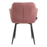 Armchair Matus rotten apple velvet-leg black metal 55x54x78cm - Слика 5