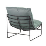 Armchair Chopie light green fabric-black leg 77x90x83cm - Слика 2