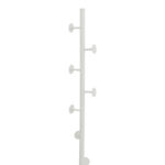 Coat stand Kroker white metal 30x30x173cm - Image 2