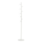 Coat stand Kroker white metal 30x30x173cm