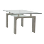 Table Vrocho grey wood-glass 110x60x45cm - Image 4