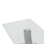 Table Kasmora grey wood-glass 110x60x45cm - Слика 4