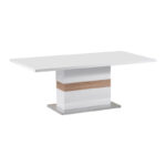 Маса Зоекрин Инарт бела мдф 200x100x76 см