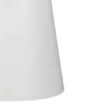 Side table Ginoze Inart white metal D50x50cm - Image 3